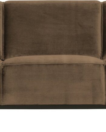 Personers Sofa Woood Statement Taupe Jarra Velour 100 Polyester 230 Bonell Fjedre Martindale 100000