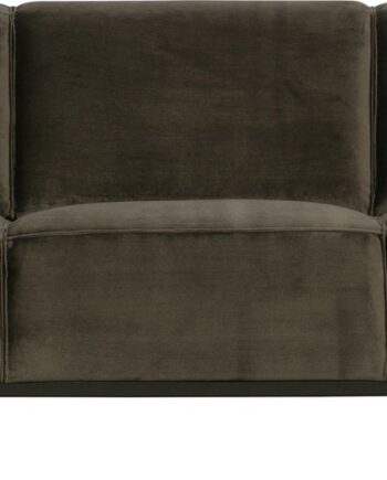 Personers Sofa Woood Statement Varm Grøn Knittet Velour 230 Slidstærk Fnulrer Ikke