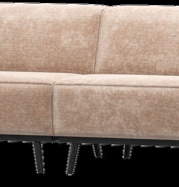 Personers Sofa Woood Statement Velour Chenille Natur Rummelig Lounge B372xd93xh77
