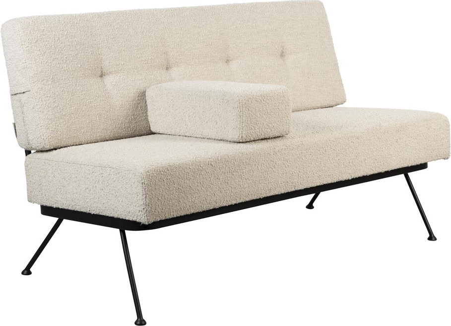 Personers Sofa Zuiver Bowie Lysgrå Stof 135 Bred