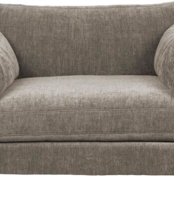 Personers Sofa Zuiver Summer Kaffefarvet Acetat Polyester Stof Med Stålben Aftageligt Betræk 125x101x82