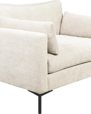Personers Sofa Zuiver Summer Perlemor Stof Skum Robust Stålstel H82xb125xl101cm