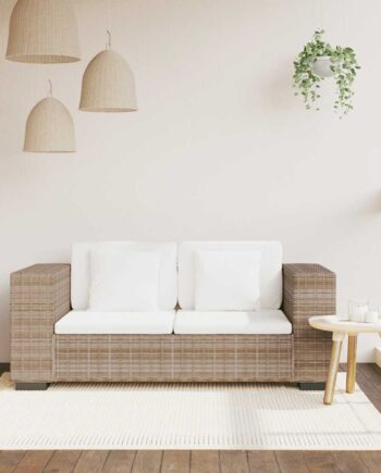 Personers Sofasæt Syv Dele ægte Rattan