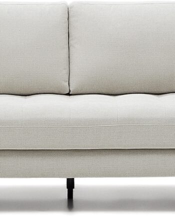 Personers Tresæders Sofa Kave Home Bogart Vintage Grå Chenillestof