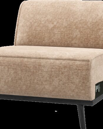 Personers Udendørs Sofa Woood Statement Modul Lyserød Chenille H77b79d93