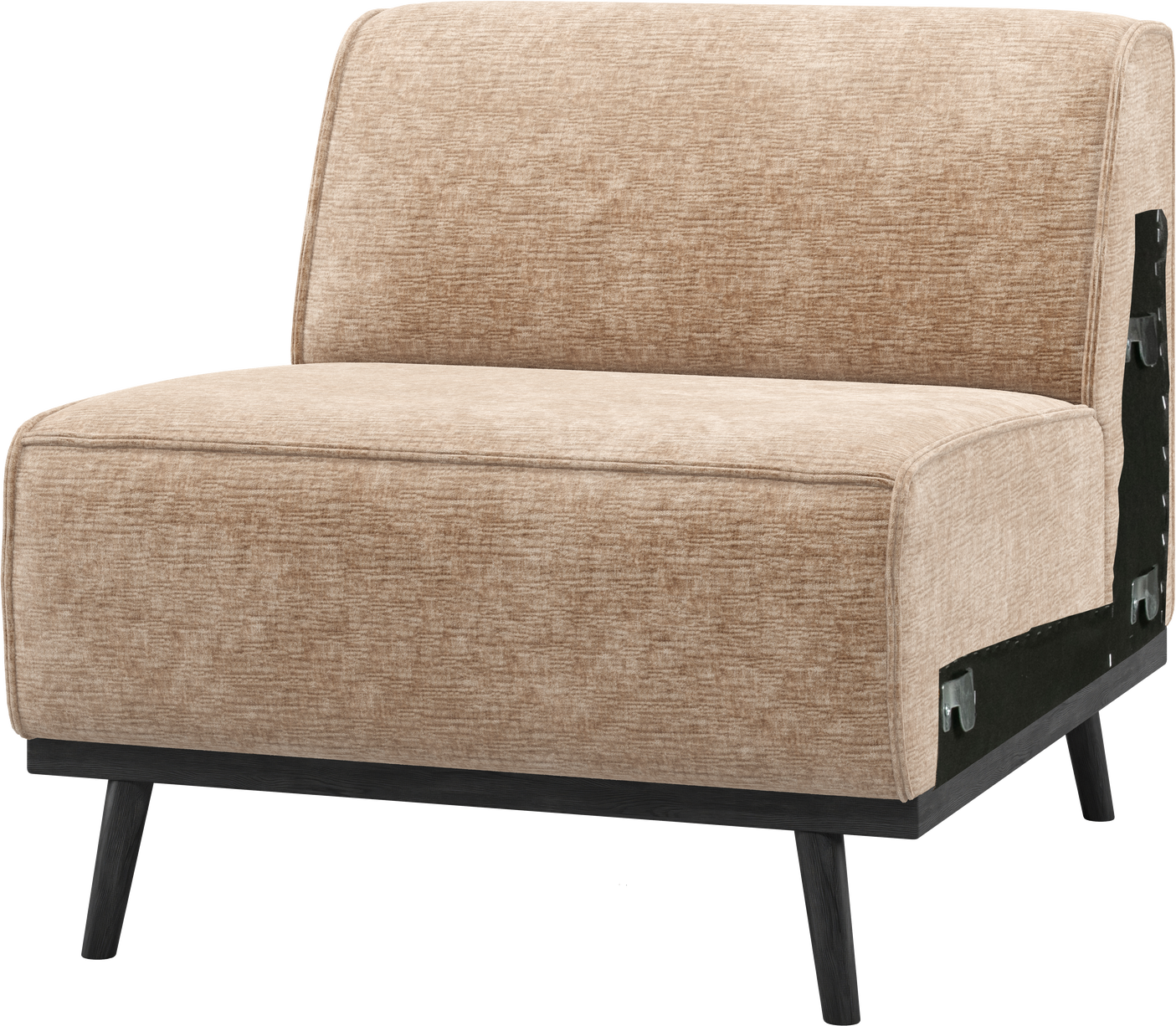 Personers Udendørs Sofa Woood Statement Modul Lyserød Chenille H77b79d93