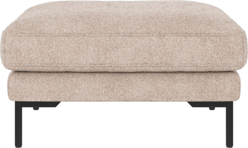 Puf Fodskammel Til Sofa Rowico Corwin Greg Lys Beige Sort 45x84x64