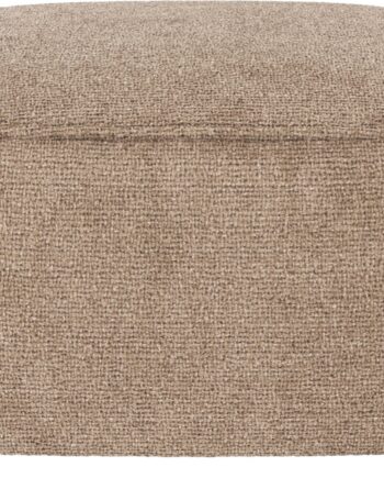 Puf Fodskammel Til Sofa Rowico Norris Gråbeige Polyester ø89x43