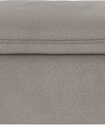 Puf Rowico Rawlins Lysegrå Polyester 91x91x45 Fodskammel Til Sofa