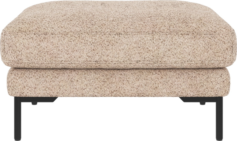 Puf Til Sofa Fodskammel Rowico Corwin Anna Lys Beige Sort H45 B84 D64