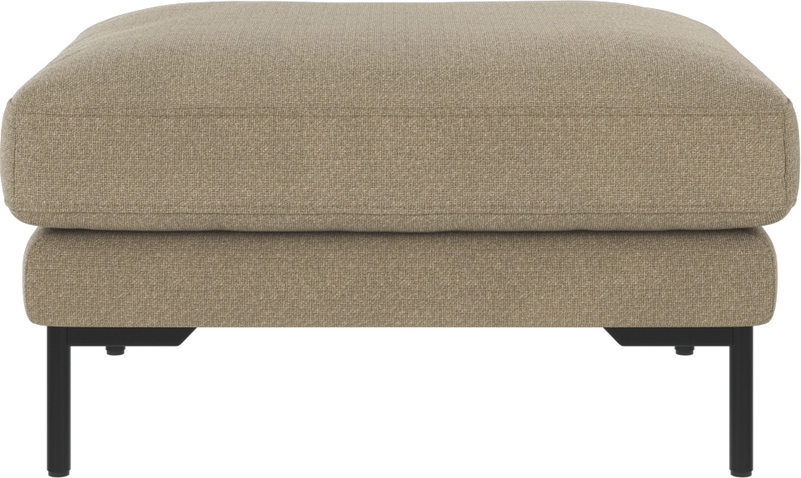 Puf Til Sofa Rowico Corwin Fodskammel Mørk Beige Sort Rita Polyester 8464