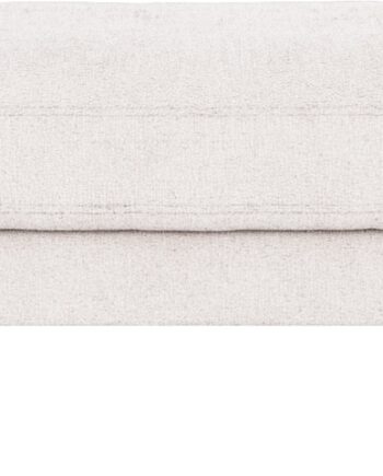 Puf Til Sofa Rowico Corwin Greg Hvid Polyester Med Sorte Pulverlakerede Metalben