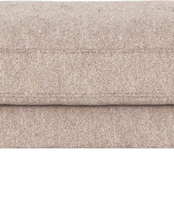 Puf Til Sofa Rowico Corwin Lysebeige Alice Stof Med Sorte Pulverlakerede Metalben 84x64x45