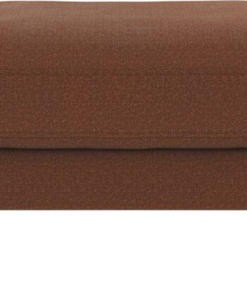 Puf Til Sofa Rowico Corwin Rita Rød Polyester Med Sort Metalben 84x64x45