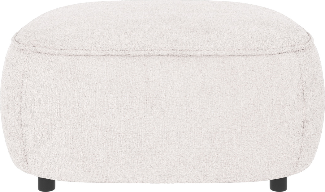 Puf Til Sofa Rowico Norris Greg Hvid Stof Fodskammel Skandinavisk Design 43x89x89