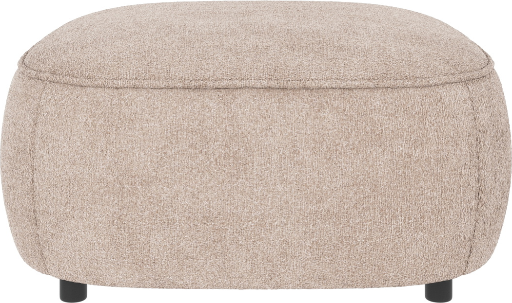 Puf Til Sofa Rowico Norris Lysebeige Greg Stof ø89 Fodskammel Med Koldskum Fsc Ramme