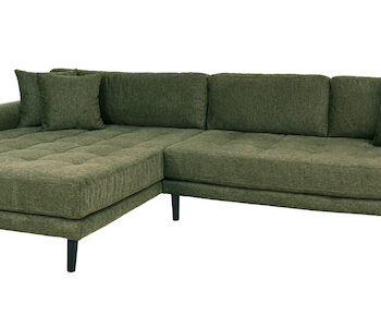 Riviera Lounge Sofa Olivengrøn Venstre Vendt Længde 290