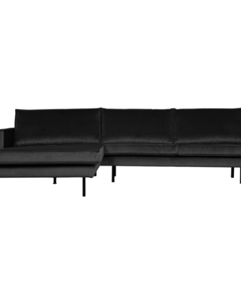 Rodeo Chaiselong Venstrevendt Velour Anthracite