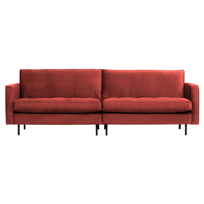 Rodeo Classic Pers Sofa Velour Chestnut
