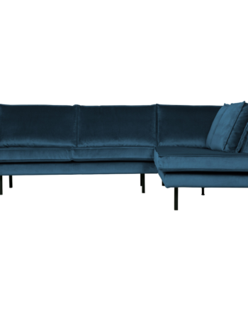 Rodeo Hjørnesofa Højrevendt Velour Blue