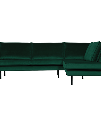Rodeo Hjørnesofa Højrevendt Velour Forest Green