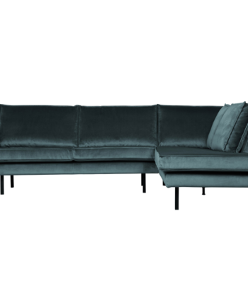 Rodeo Hjørnesofa Højrevendt Velour Teal