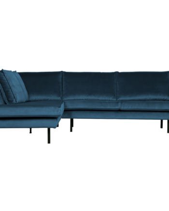 Rodeo Hjørnesofa Venstrevendt Velour Blue