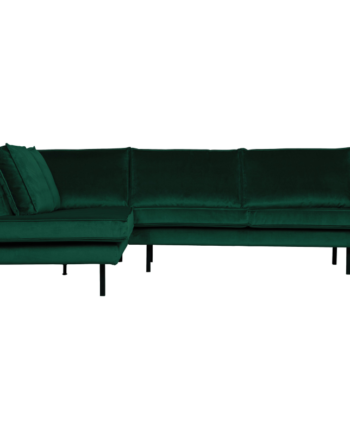 Rodeo Hjørnesofa Venstrevendt Velour Forest Green