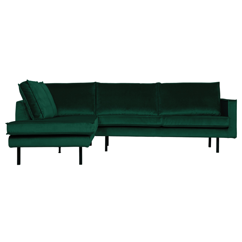 Rodeo Hjørnesofa Venstrevendt Velour Forest Green