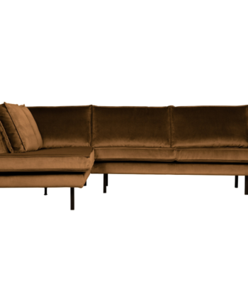 Rodeo Hjørnesofa Venstrevendt Velour Honey Yellow