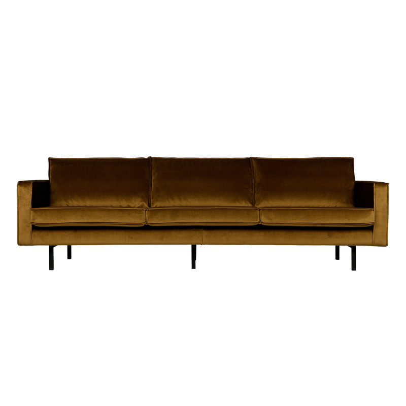 Rodeo Pers Sofa Velour Honey Yellow