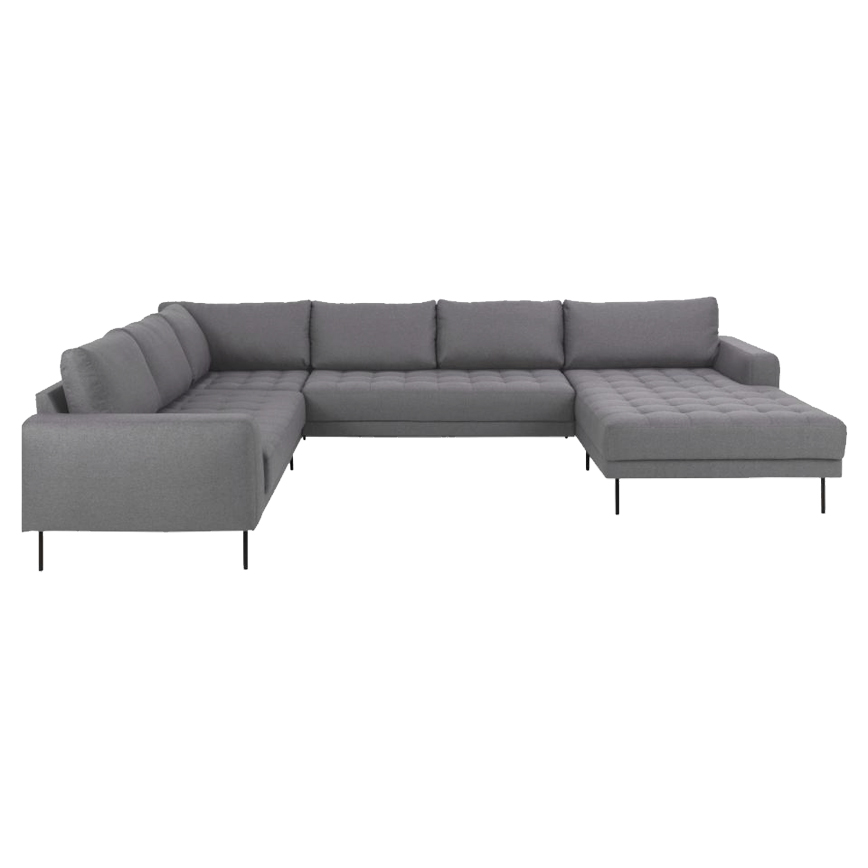 Rouge Sofa Basel Light Grey 344x254x85cm 22794