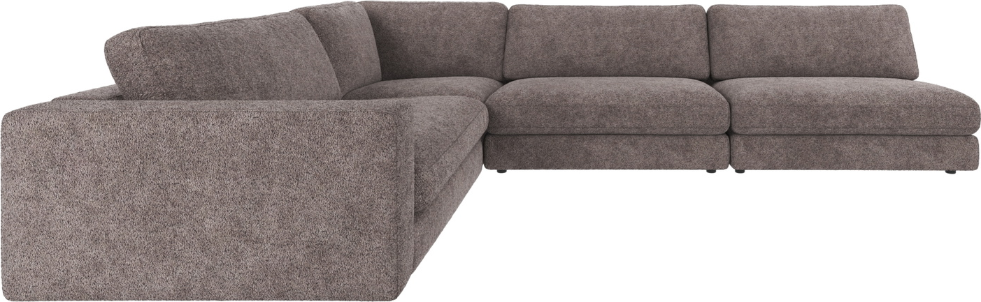 Rowico Duncan Hjørnesofa Formet Modulopbygget Anna Mørkegrå Polyester 325230