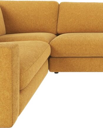 Rowico Duncan Hjørnesofa Gul Brenda Polyester Modulsofa 325230