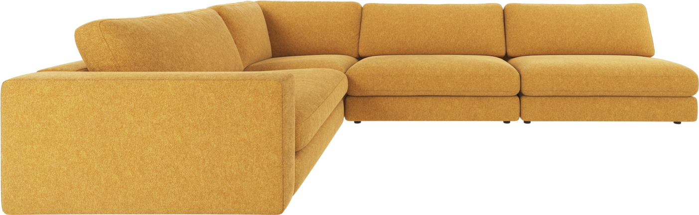 Rowico Duncan Hjørnesofa Gul Brenda Polyester Modulsofa 325230