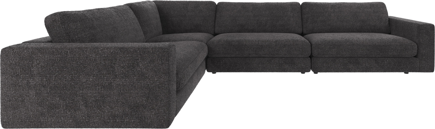 Rowico Duncan Hjørnesofa Modulsofa Mørkegrå Stof Robin 345x233 Fsc Mix Skandinavisk Design Nozag Koldskum