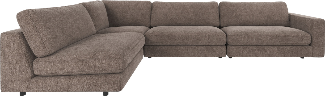 Rowico Duncan Hjørnesofa Modulsofa Personers 345x216x78 Mørk Beige