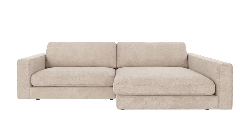Rowico Duncan Pers Modul Sofa Højre Chaiselong Lysegrå Stof