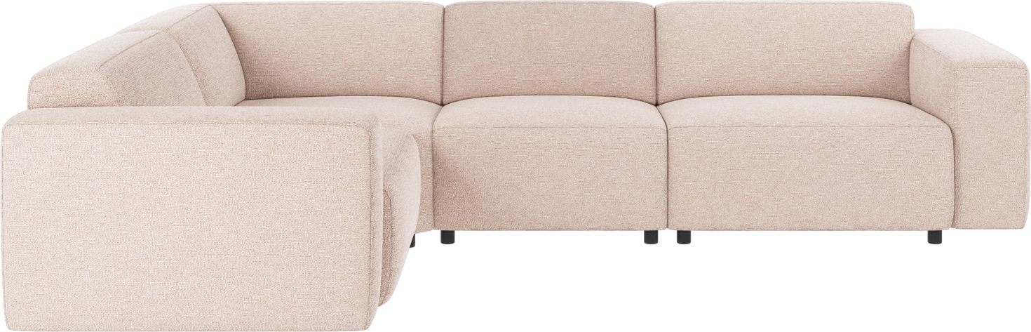 Rowico Hjørnesofa Willard Lysebeige Max Stof Modulsofa Med High Resilience Koldskum Nozag Fjedre