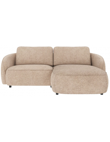 Rowico Norris Højrevendt Chaiselong Sofa Polyester 226 162 Sort Lys Beige