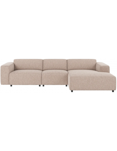 Rowico Willard Højrevendt Chaiselong Sofa Polyester 312 161 Sort Lys Beige