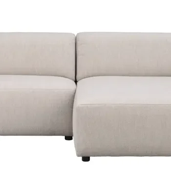 Rowico Willard Pers Modul Sofa Højre Chaiselong Lys Beige Stof
