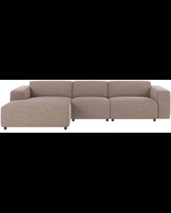 Rowico Willard Venstrevendt Chaiselong Sofa Polyester 312 161 Sort Beige