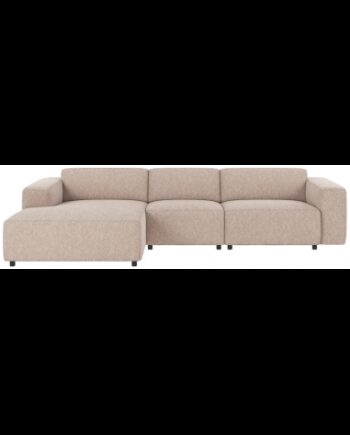 Rowico Willard Venstrevendt Chaiselong Sofa Polyester 312 161 Sort Lys Beige