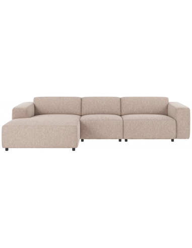 Rowico Willard Venstrevendt Chaiselong Sofa Polyester 312 161 Sort Lys Beige