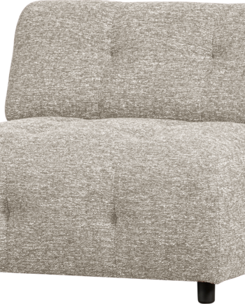Sæders Modulær Sofa Woood Louis Grov Melange Lysegrå