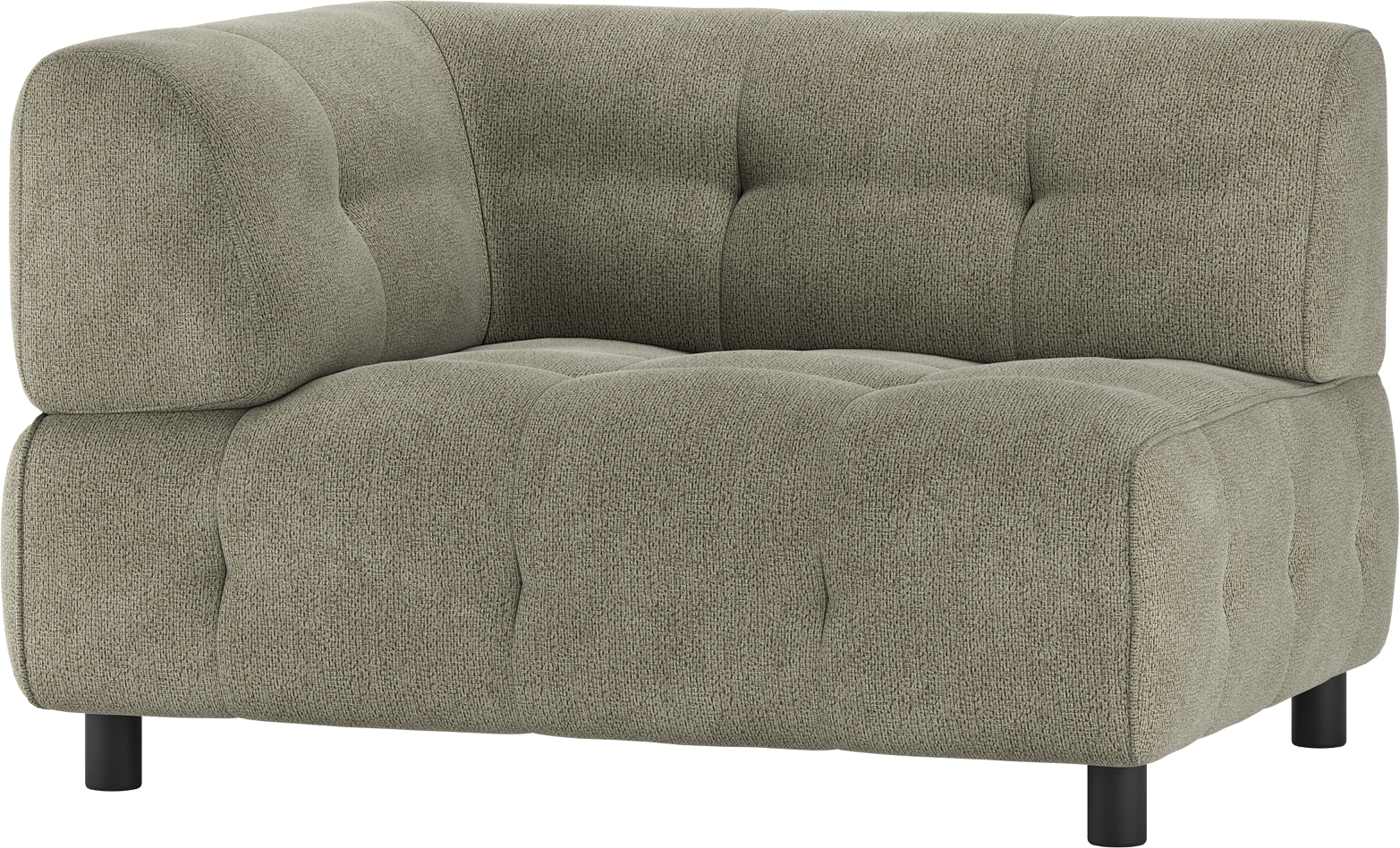 Sæders Modulsofa Woood Louis Grøn Chenille Bygge Selv Sofa