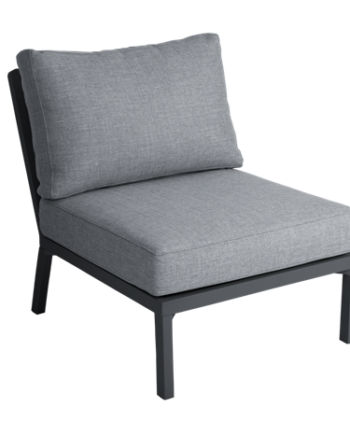 Samvaro Centermodul Til Samvaro Hjørnesofa Antracit Med Lysegrå Hynder Loungemøbler Brafab Enggården Havemøbler