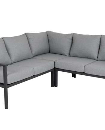 Samvaro Hjørnesofa Grå Loungemøbler Brafab Enggården Havemøbler
