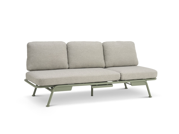 Santorini Sofa Grøn Loungemøbler Lexpo Enggården Havemøbler